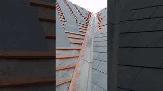 How to cut roof Slates for a valley [upl. by Stannfield]