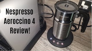 Nespresso Aeroccino 4 Milk Frother Review  Worth upgrading from the Aeroccino 3 [upl. by Poppy]