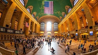 Walking Tour of Grand Central Terminal — New York City 【4K】🇺🇸 [upl. by Arracahs]