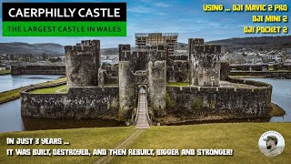 Caerphilly Castle  The Largest in Wales 2nd in Britain [upl. by Ellenhoj]