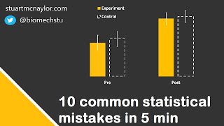 Ten Statistical Mistakes in 5 Min [upl. by Chow]