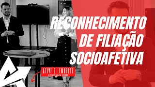 DIREITO DE FAMÍLIA Reconhecimento de filiação socioafetiva [upl. by Atiken]