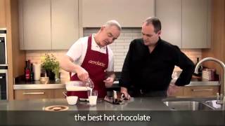 How to make a hot chocolate using an aerolatte milk frother [upl. by Eudocia]