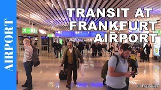 TRANSIT WALK AT FRANKFURT Airport FRA Terminal 1  Connection Flight Transfer Arriving amp Departing [upl. by Llecrep]